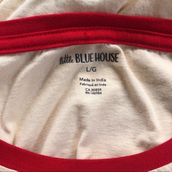 Cotton Pajama Set Long Sleeve Drawstring Pants Buffalo Plaid Bear & Pine Cones - Picture 3 of 8